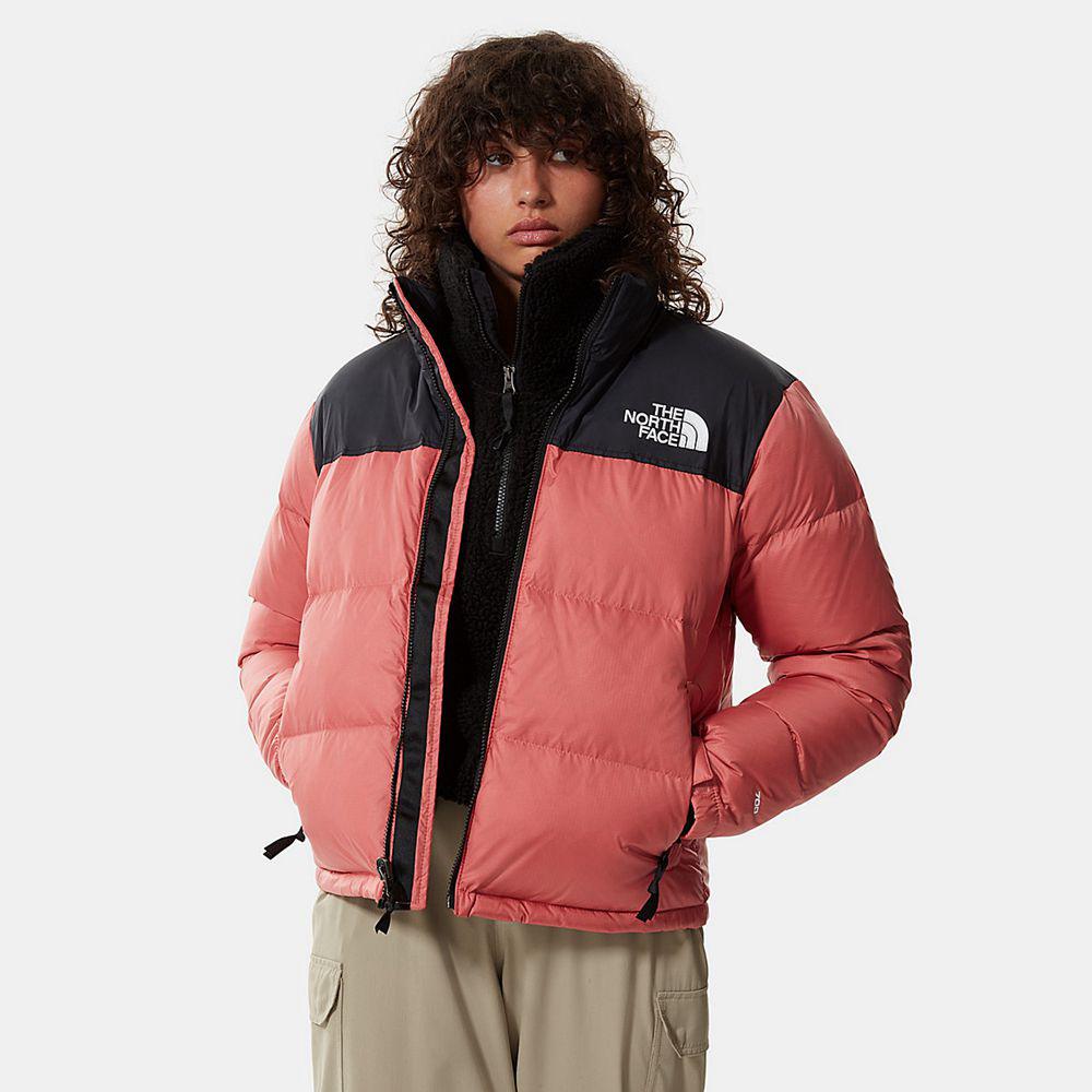 The North Face 1996 Retro Γυναικεια Μπουφάν Nuptse - Ροζ (JGYL70625)